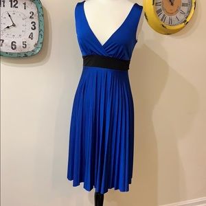 Gorgeous black and blue cocktail dress
